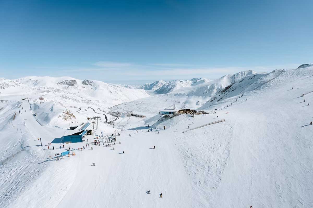 Grandvalira ski resort, largest ski area in the Pyrenees