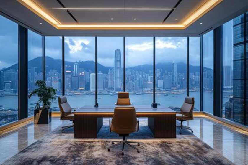 Modern Hong Kong office interior