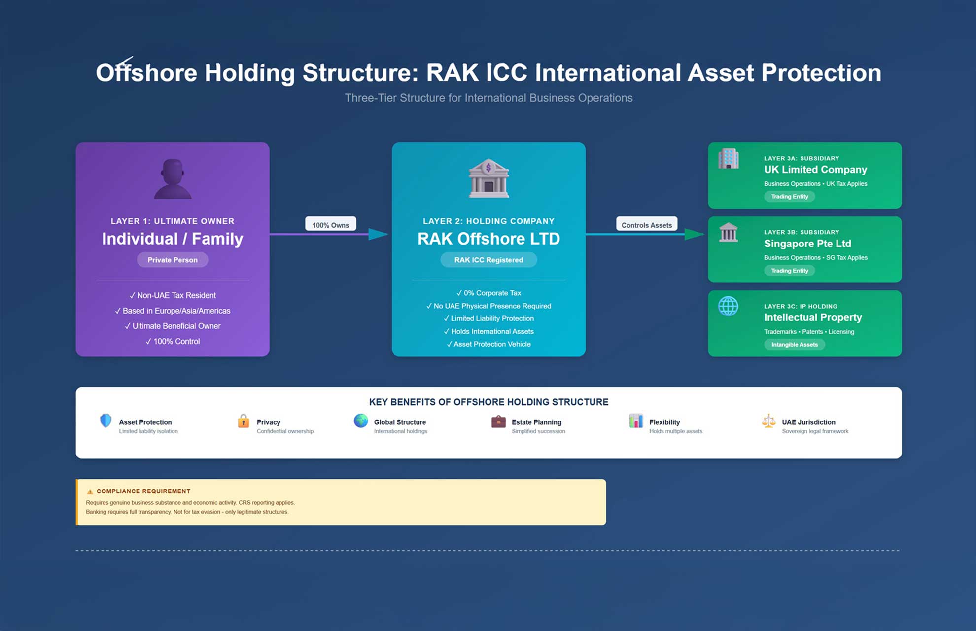 Offshore Company Structure Concept