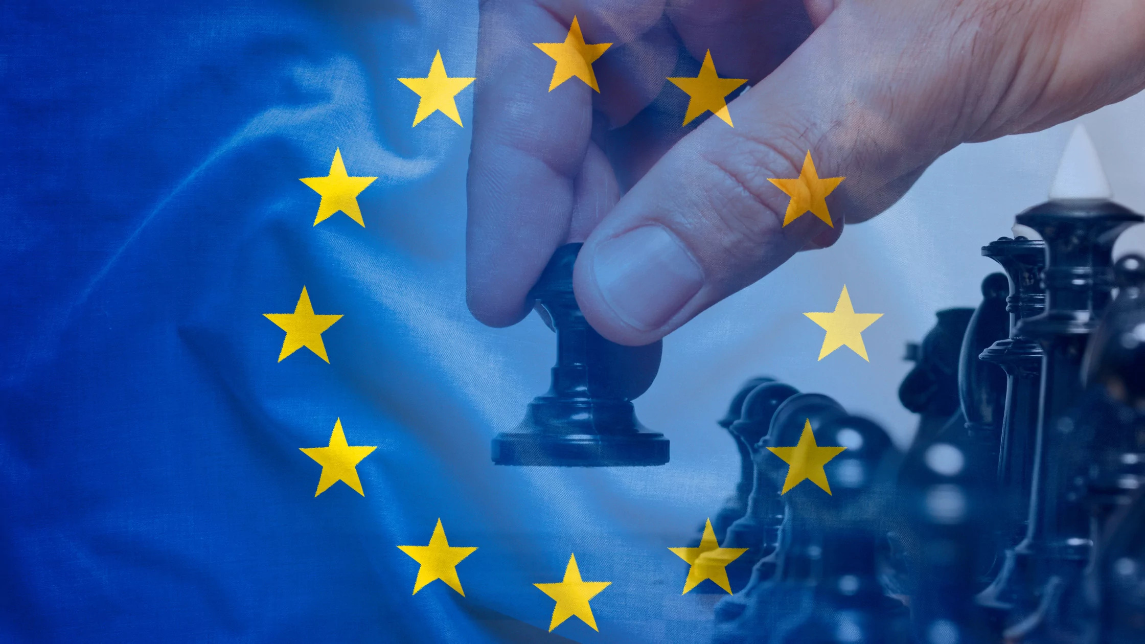 European Union flags representing the regulatory pressure that the EU has applied to Caribbean citizenship by investment programs since 2022
